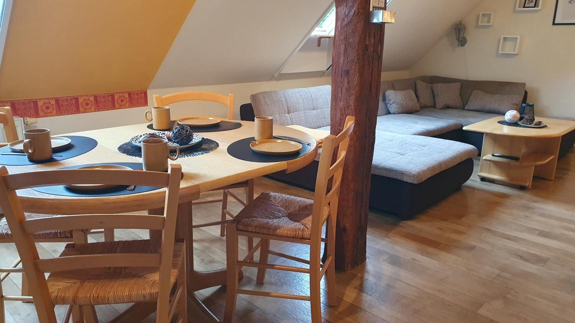 Ferienwohnung Im Gutshof Direkt Gegenueber Dem Schloss, Rhododendronpark Mit Terrasse Und Wlan Kromlau Экстерьер фото